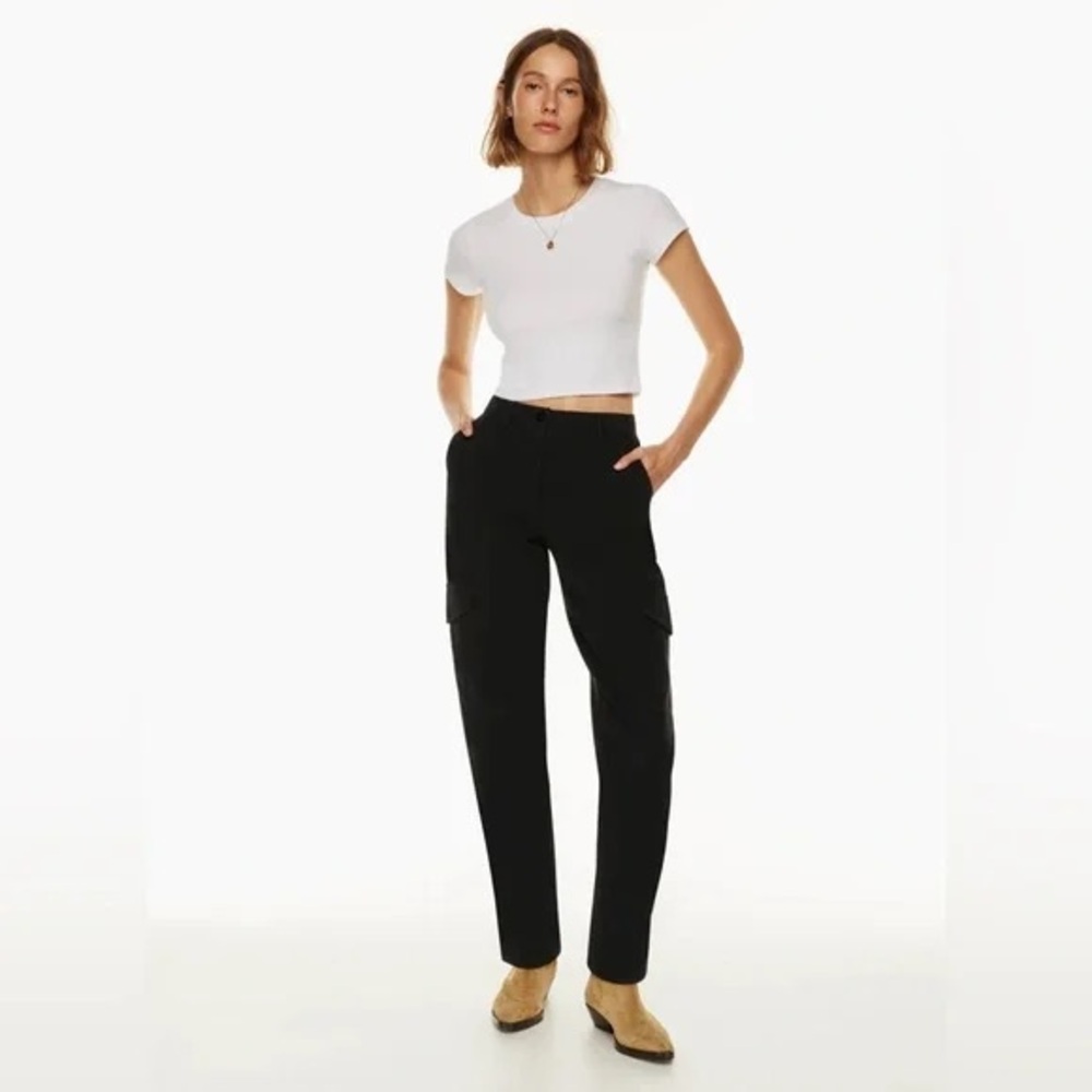 Wilfred Free Modern Cargo Pants (Size 10) -  High Rise Black